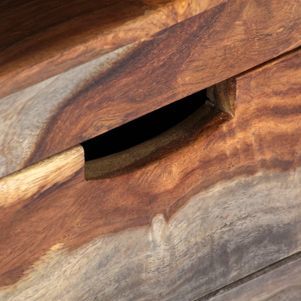 vidaXL Comodă TV, 130 x 30 x 40 cm, lemn masiv de acacia