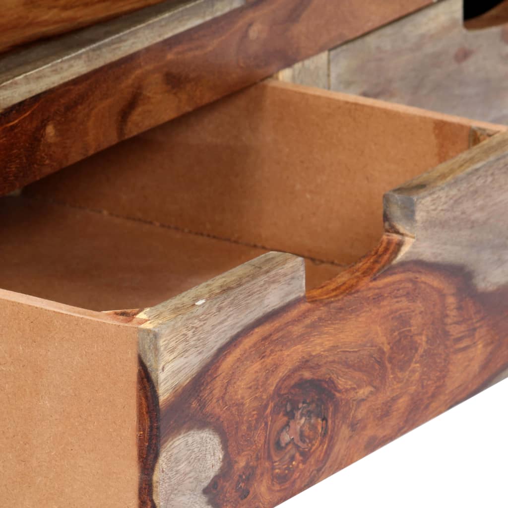 vidaXL Comodă TV, 130 x 30 x 40 cm, lemn masiv de acacia