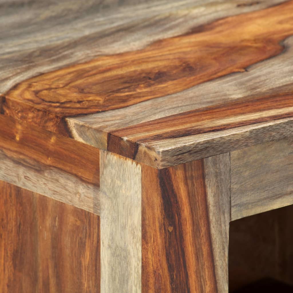 vidaXL Servantă, gri, 100x30x50 cm, lemn masiv de acacia vidaXL Servantă, gri, 100x30x50 cm, lemn masiv de acacia