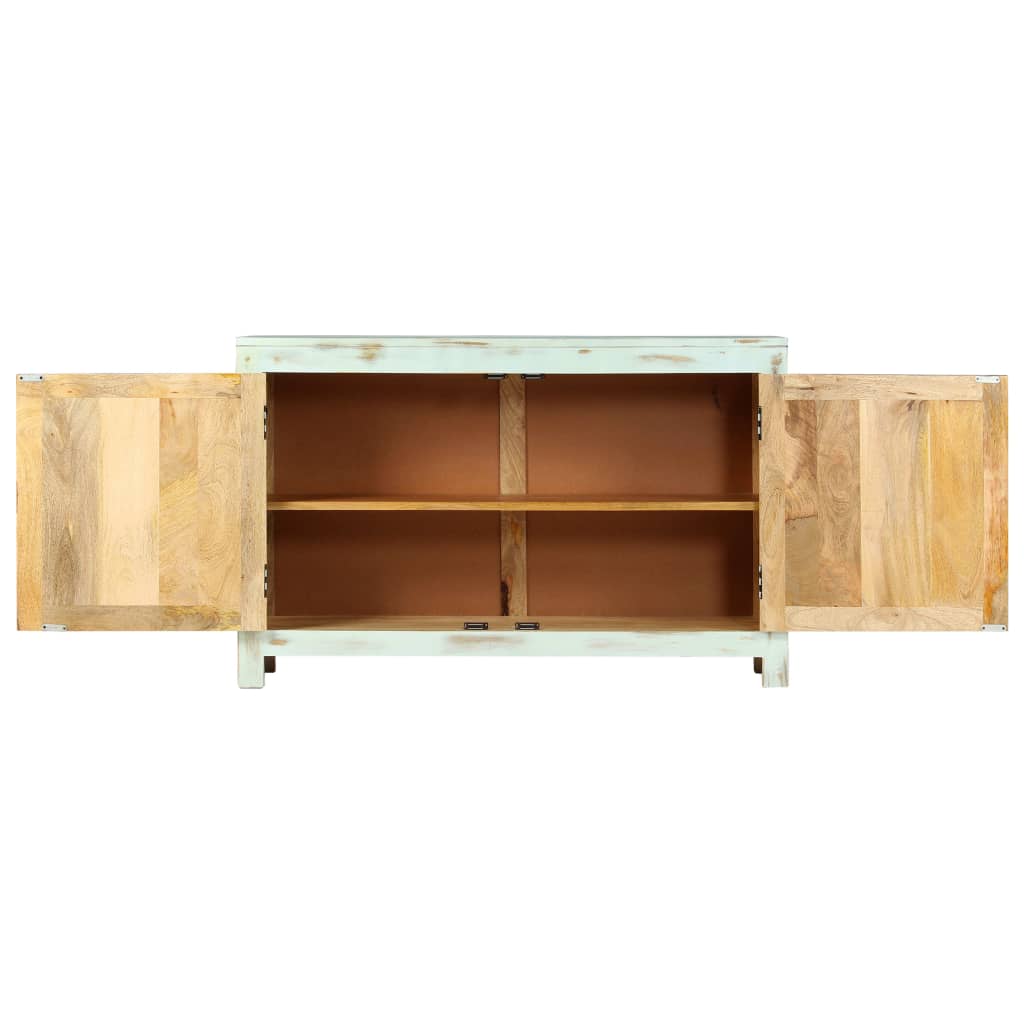 vidaXL Servantă, albastru deschis, 110x35x70 cm, lemn masiv de mango vidaXL Servantă, albastru deschis, 110x35x70 cm, lemn masiv de mango