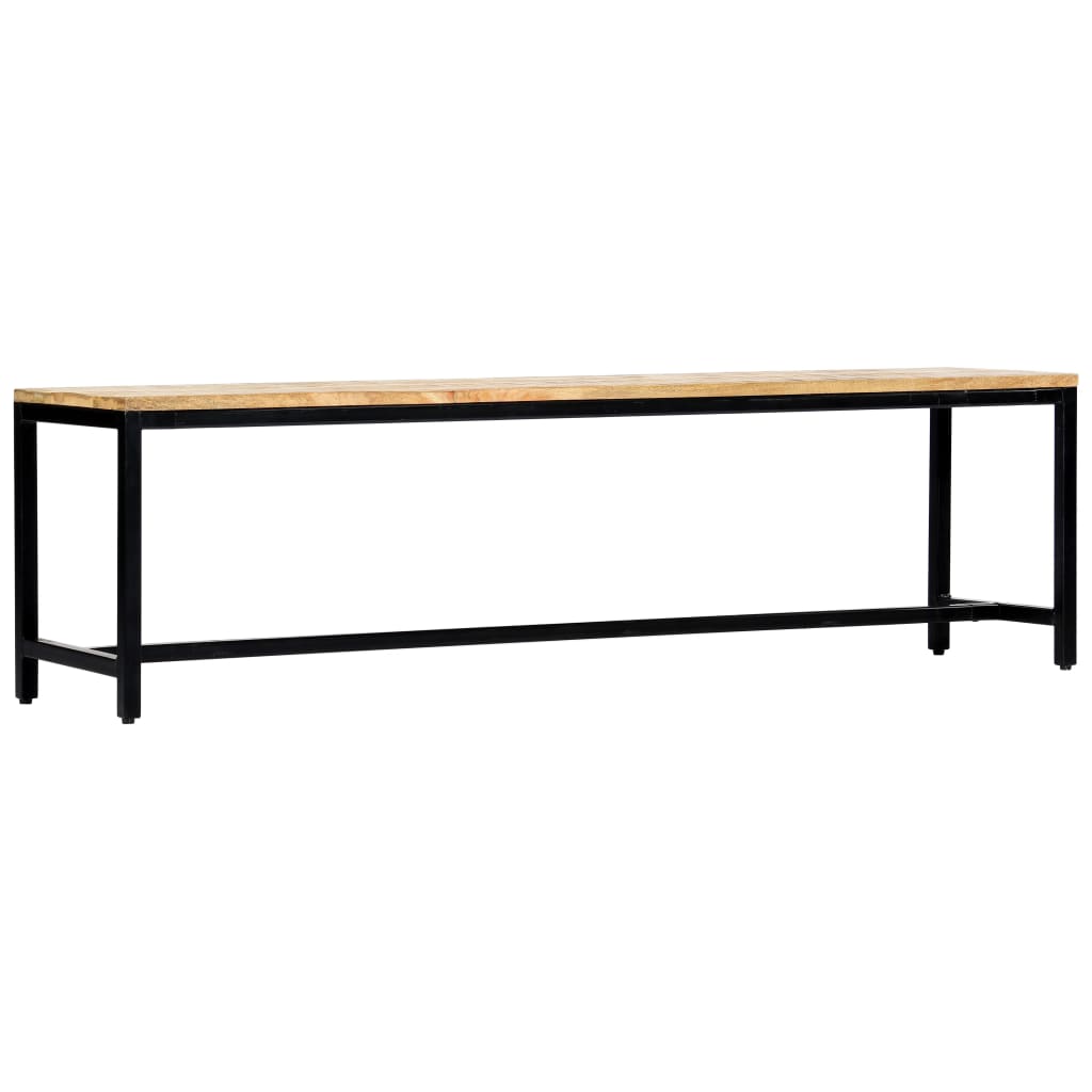 vidaXL Bancă de bucătărie, 160 cm, lemn masiv de mango nefinisat vidaXL Bancă de bucătărie, 160 cm, lemn masiv de mango nefinisat