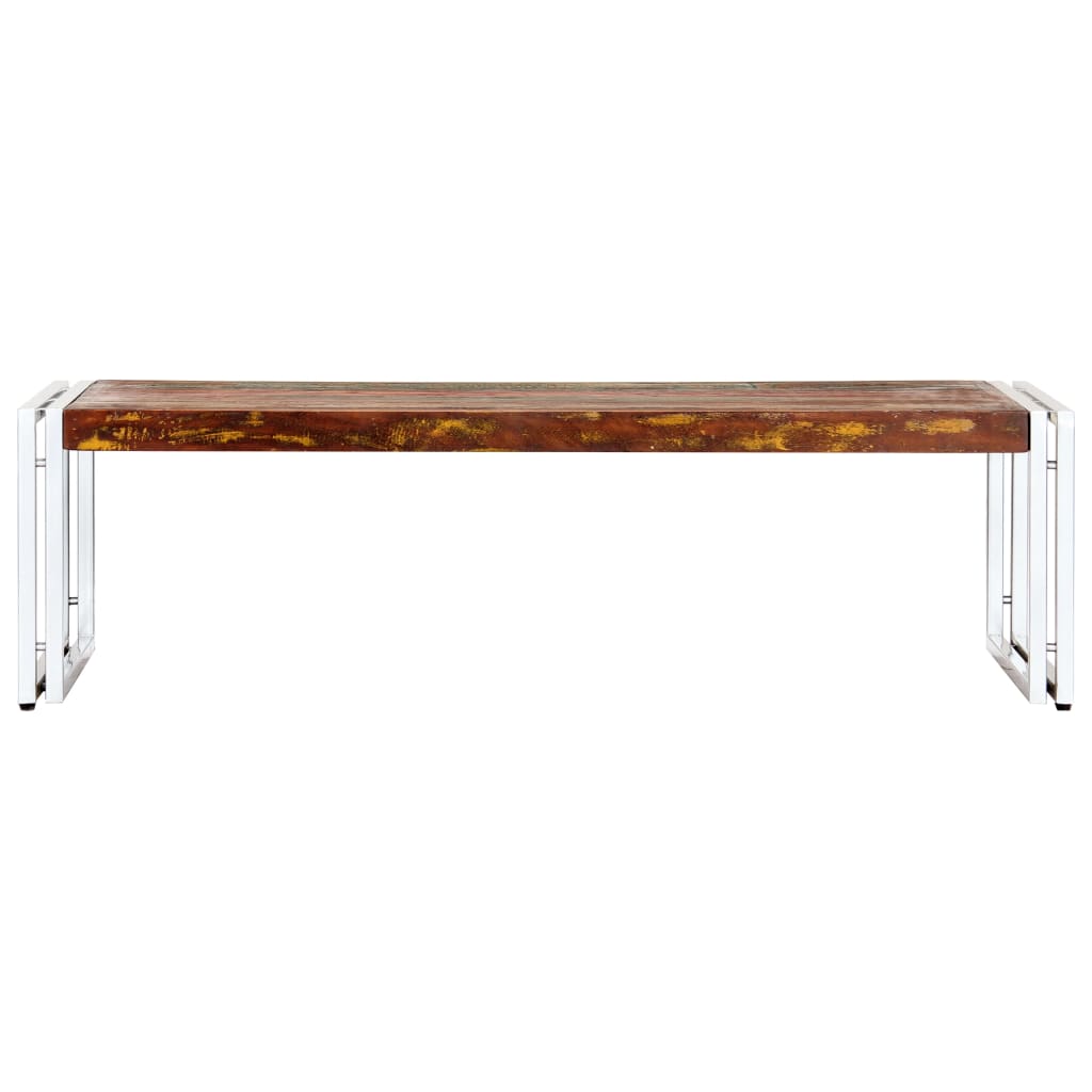vidaXL Măsuță de cafea, 120 x 60 x 35 cm, lemn masiv reciclat vidaXL Măsuță de cafea, 120 x 60 x 35 cm, lemn masiv reciclat