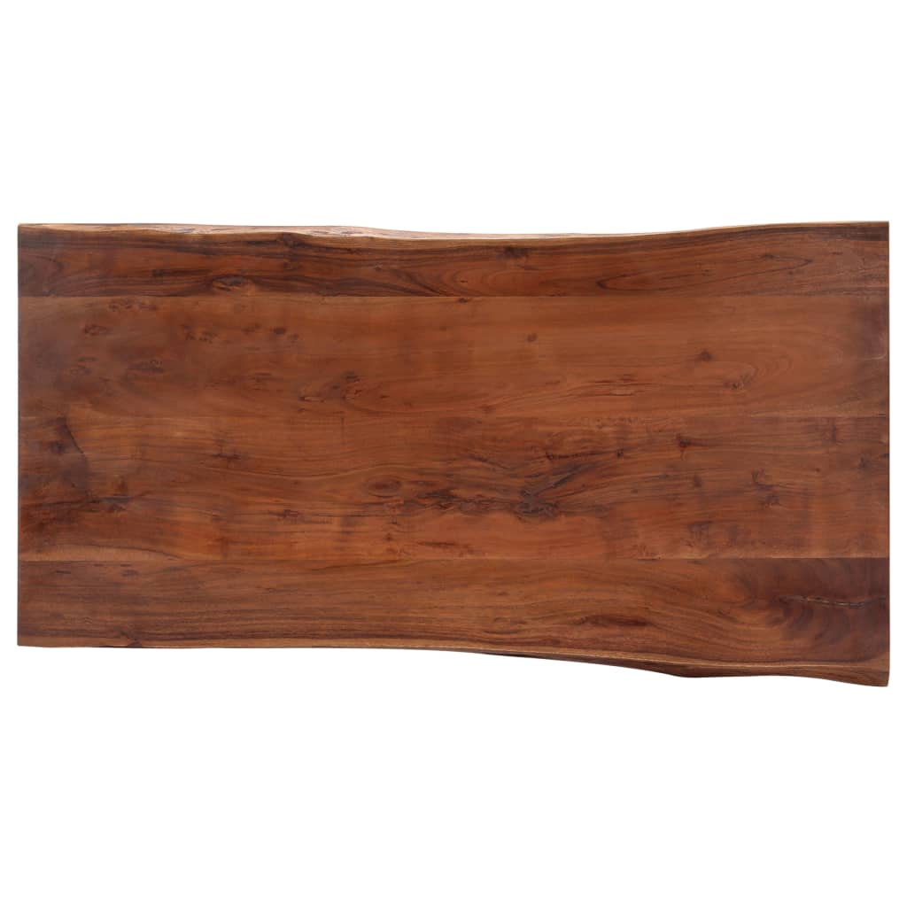 vidaXL Măsuță cafea, muchii naturale, 115x60x40 cm, lemn masiv acacia vidaXL Măsuță cafea, muchii naturale, 115x60x40 cm, lemn masiv acacia