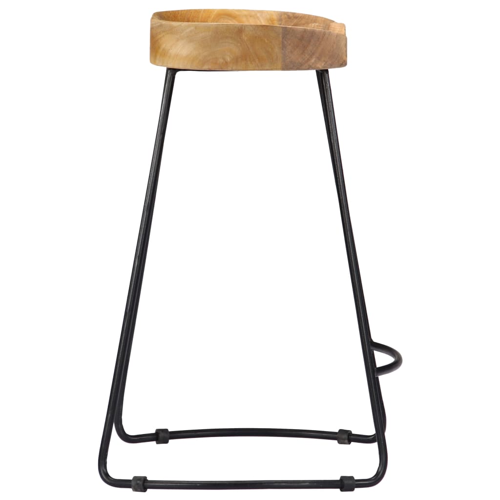 vidaXL Scaune de bar Gavin, 2 buc., lemn masiv de mango vidaXL Scaune de bar Gavin, 2 buc., lemn masiv de mango