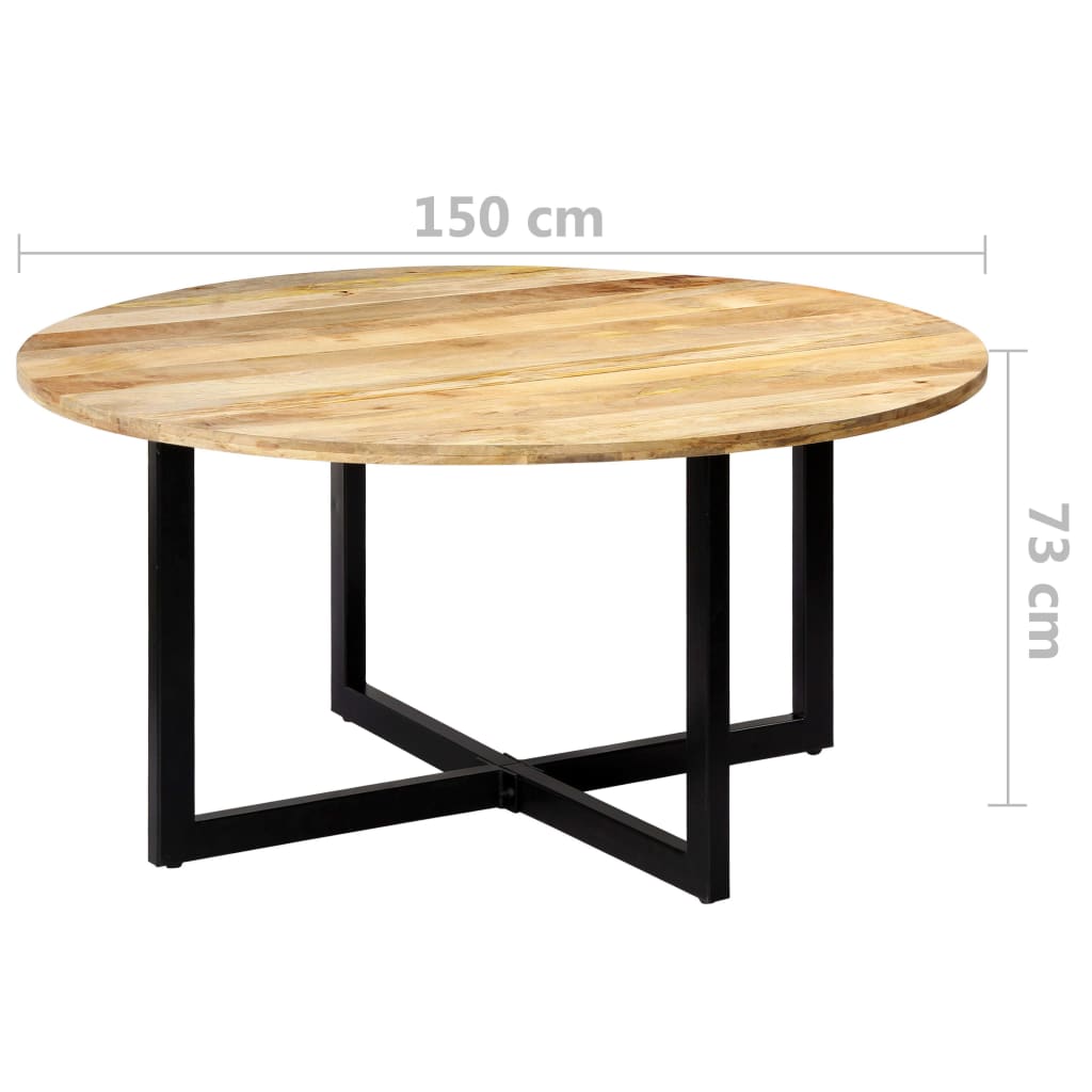 vidaXL Masă de bucătărie, 150x73 cm, lemn masiv de mango vidaXL Masă de bucătărie, 150x73 cm, lemn masiv de mango