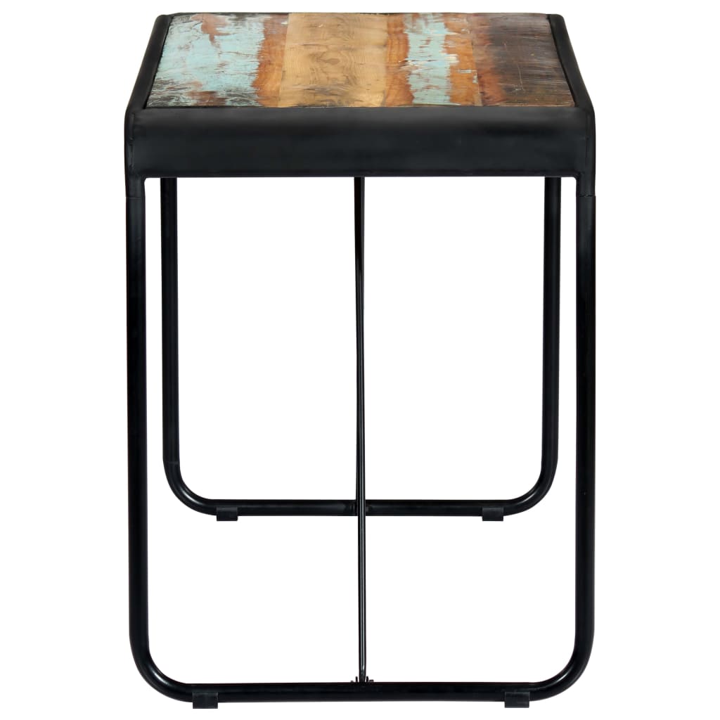 vidaXL Masă de bucătărie, 118 x 60 x 76 cm, lemn masiv reciclat