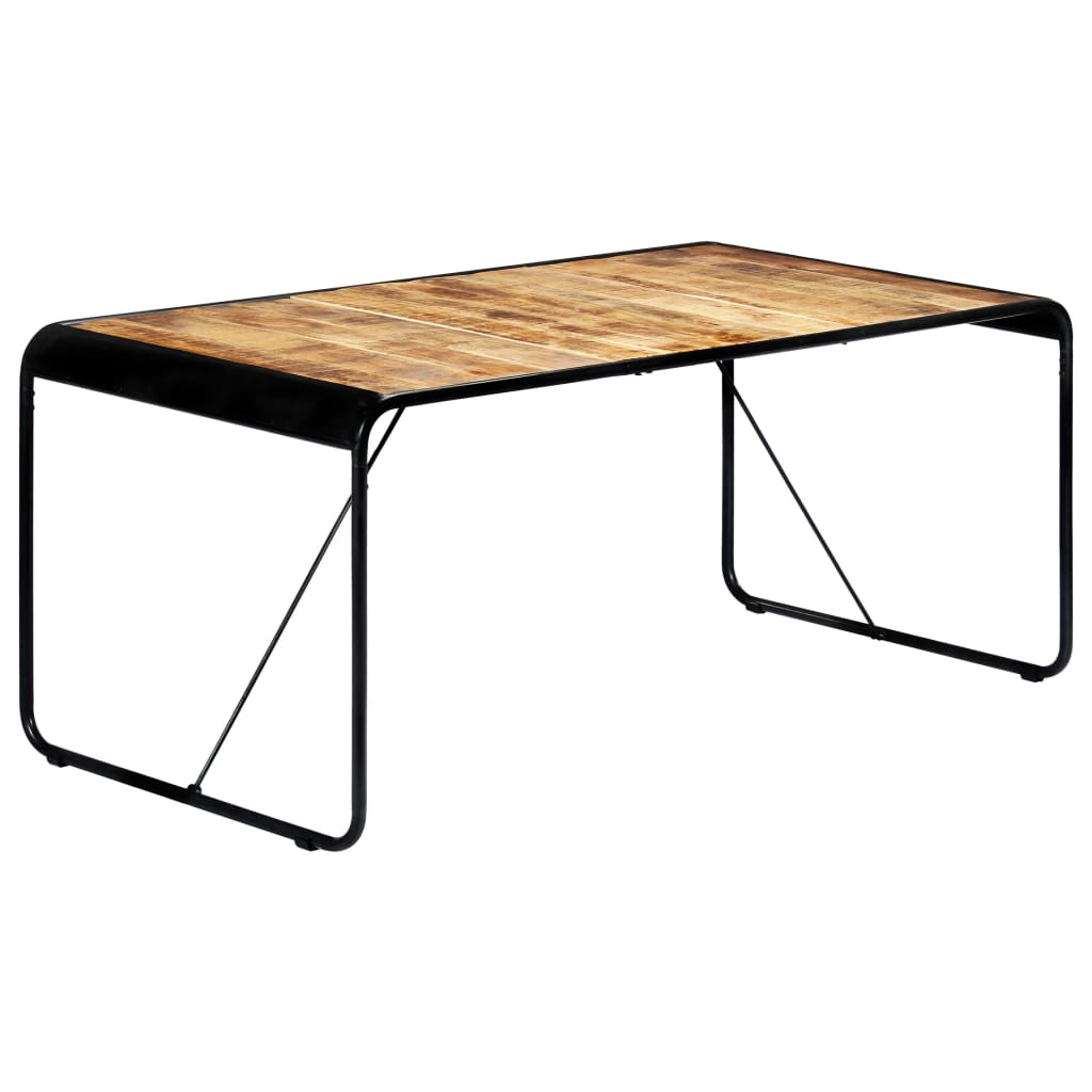vidaXL Masă de bucătărie, 180x90x76 cm, lemn masiv de mango nefinisat vidaXL Masă de bucătărie, 180x90x76 cm, lemn masiv de mango nefinisat