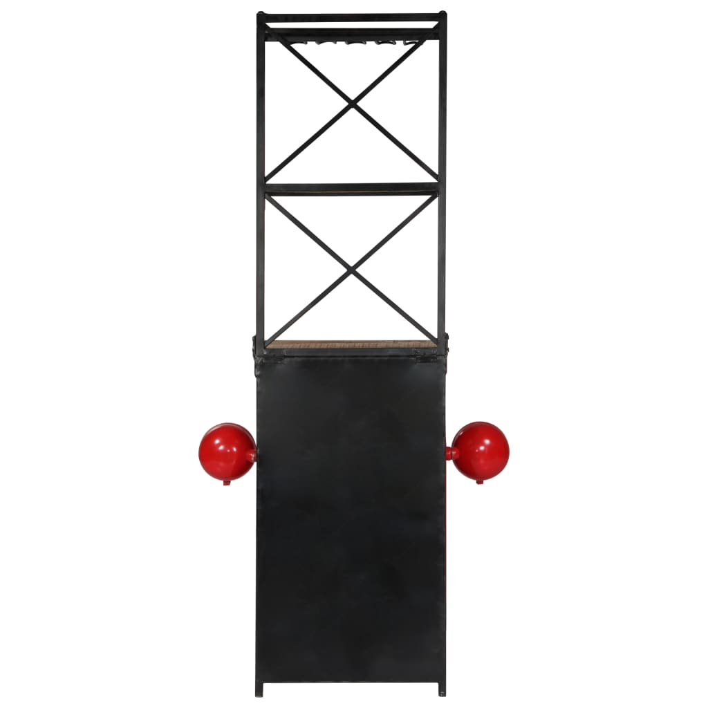 vidaXL Dulap de vin design tractor 49x31x172 cm lemn masiv de mango vidaXL Dulap de vin design tractor 49x31x172 cm lemn masiv de mango