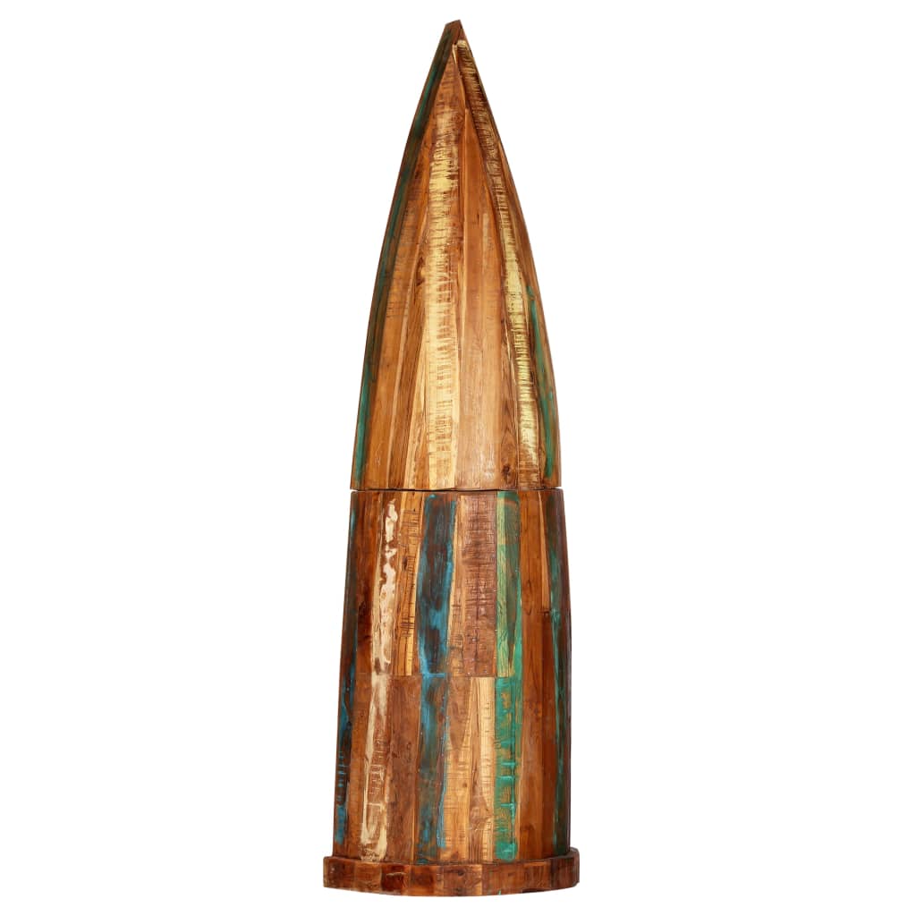 vidaXL Dulap de vinuri, 50 x 40 x 180 cm, lemn masiv reciclat