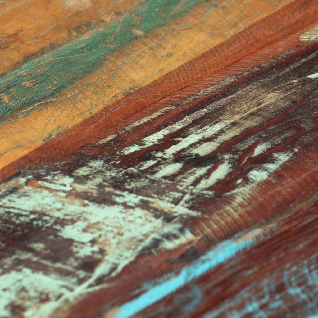 vidaXL Măsuță de cafea, 120 x 50 x 30 cm, lemn masiv reciclat și oțel vidaXL Măsuță de cafea, 120 x 50 x 30 cm, lemn masiv reciclat și oțel