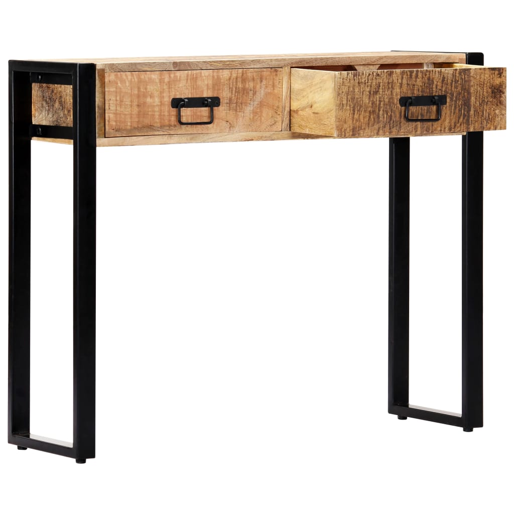 vidaXL Masă consolă, 90 x 30 x 75 cm, lemn masiv de mango vidaXL Masă consolă, 90 x 30 x 75 cm, lemn masiv de mango
