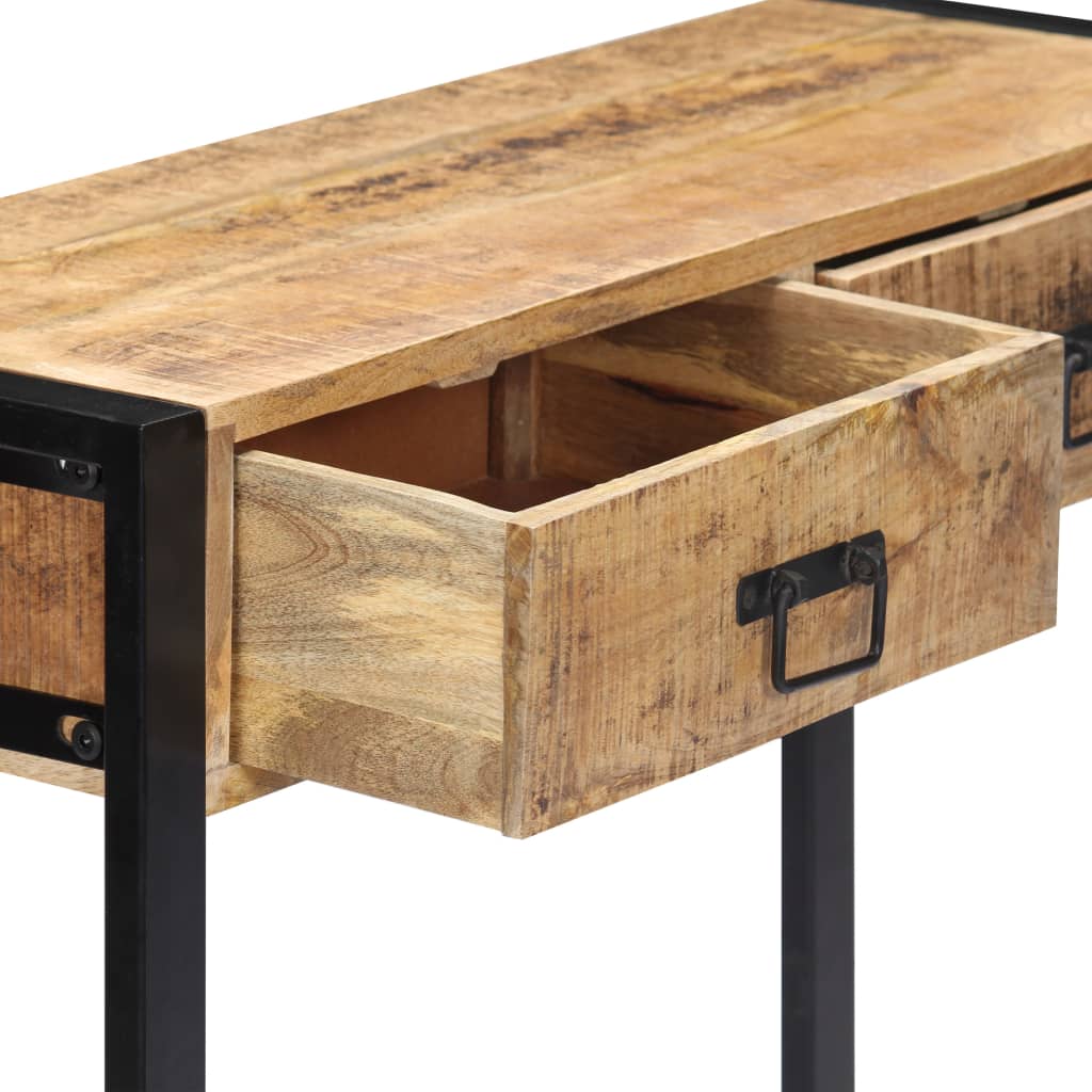 vidaXL Masă consolă, 90 x 30 x 75 cm, lemn masiv de mango vidaXL Masă consolă, 90 x 30 x 75 cm, lemn masiv de mango