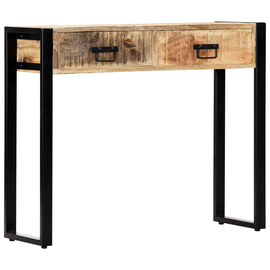 vidaXL Masă consolă, 90 x 30 x 75 cm, lemn masiv de mango vidaXL Masă consolă, 90 x 30 x 75 cm, lemn masiv de mango