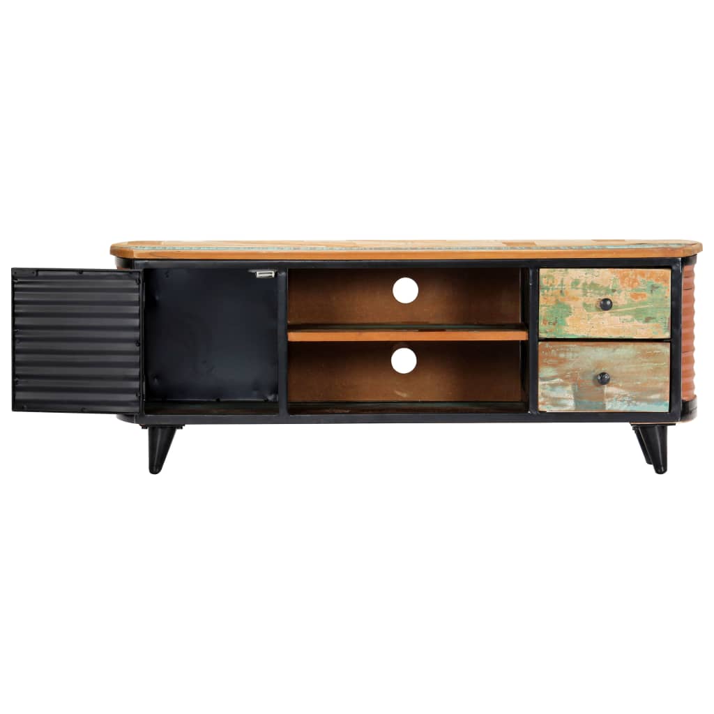 vidaXL Comodă TV, 120 x 30 x 45 cm, lemn masiv reciclat