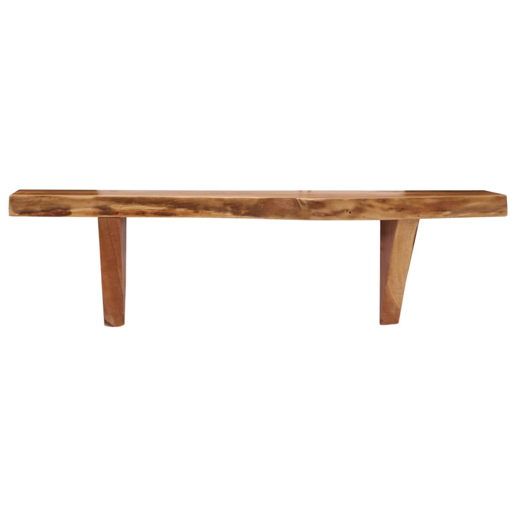 vidaXL Rafturi de perete, 2 buc., 60x20x18 cm, lemn masiv de acacia