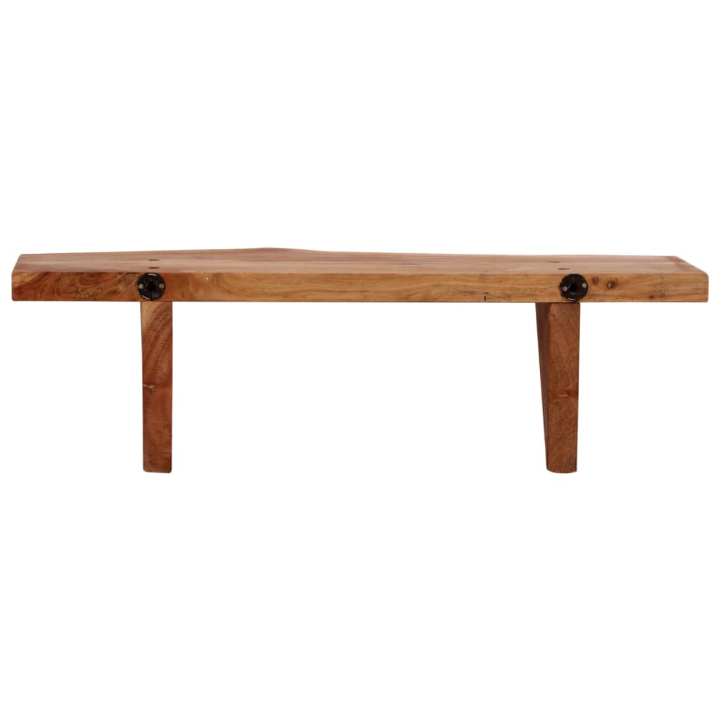 vidaXL Rafturi de perete, 2 buc., 60x20x18 cm, lemn masiv de acacia