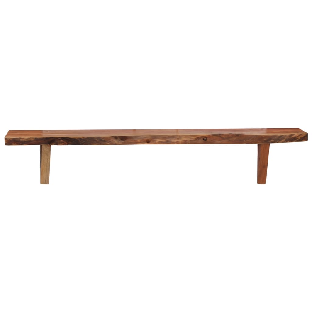 vidaXL Rafturi de perete, 2 buc., 90x20x18 cm, lemn masiv de acacia