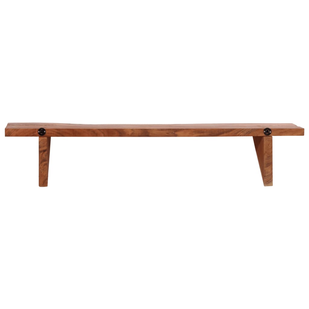 vidaXL Rafturi de perete, 2 buc., 90x20x18 cm, lemn masiv de acacia