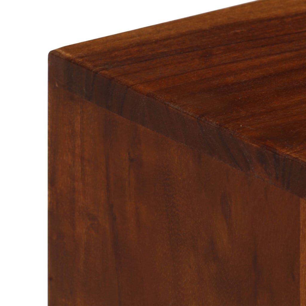 vidaXL Comodă TV cu 3 sertare, 110x35x50 cm, lemn masiv acacia