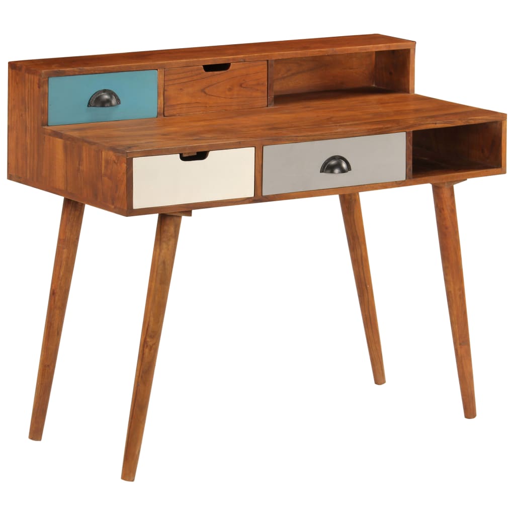vidaXL Birou de scris, 110x50x90 cm, lemn masiv de acacia vidaXL Birou de scris, 110x50x90 cm, lemn masiv de acacia