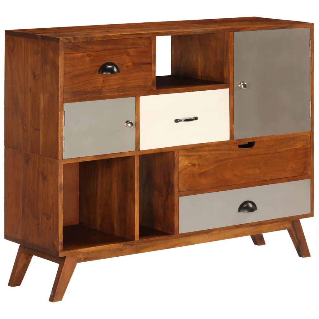 vidaXL Servantă, 115x35x86 cm, lemn masiv de acacia vidaXL Servantă, 115x35x86 cm, lemn masiv de acacia