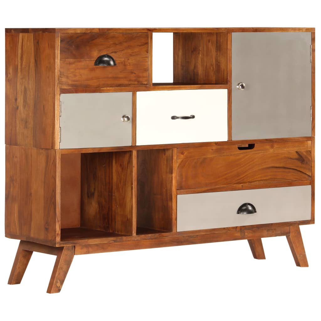 vidaXL Servantă, 115x35x86 cm, lemn masiv de acacia vidaXL Servantă, 115x35x86 cm, lemn masiv de acacia