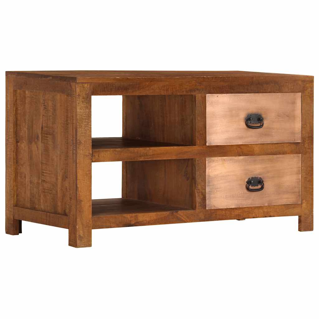 vidaXL Măsuță de cafea cu 2 sertare, 90x40x50 cm, lemn masiv de mango vidaXL Măsuță de cafea cu 2 sertare, 90x40x50 cm, lemn masiv de mango