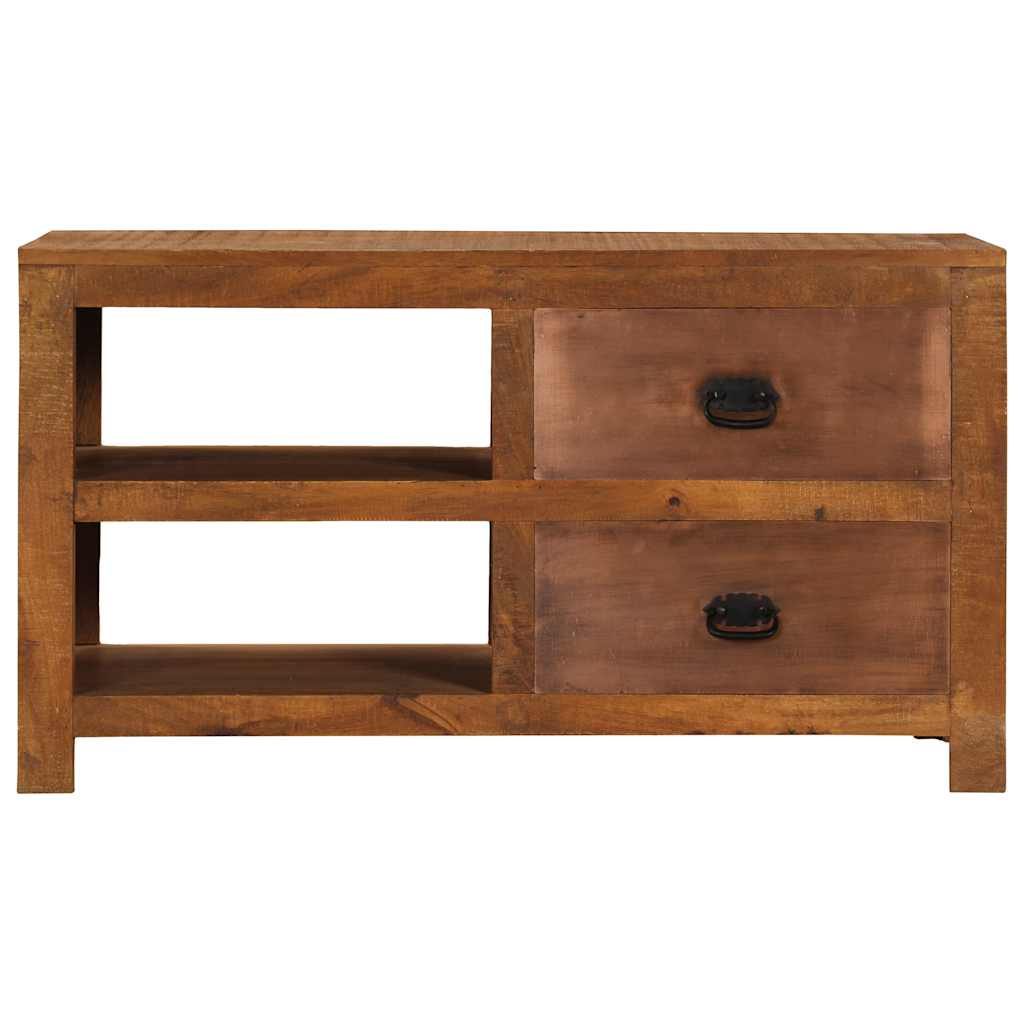 vidaXL Măsuță de cafea cu 2 sertare, 90x40x50 cm, lemn masiv de mango vidaXL Măsuță de cafea cu 2 sertare, 90x40x50 cm, lemn masiv de mango