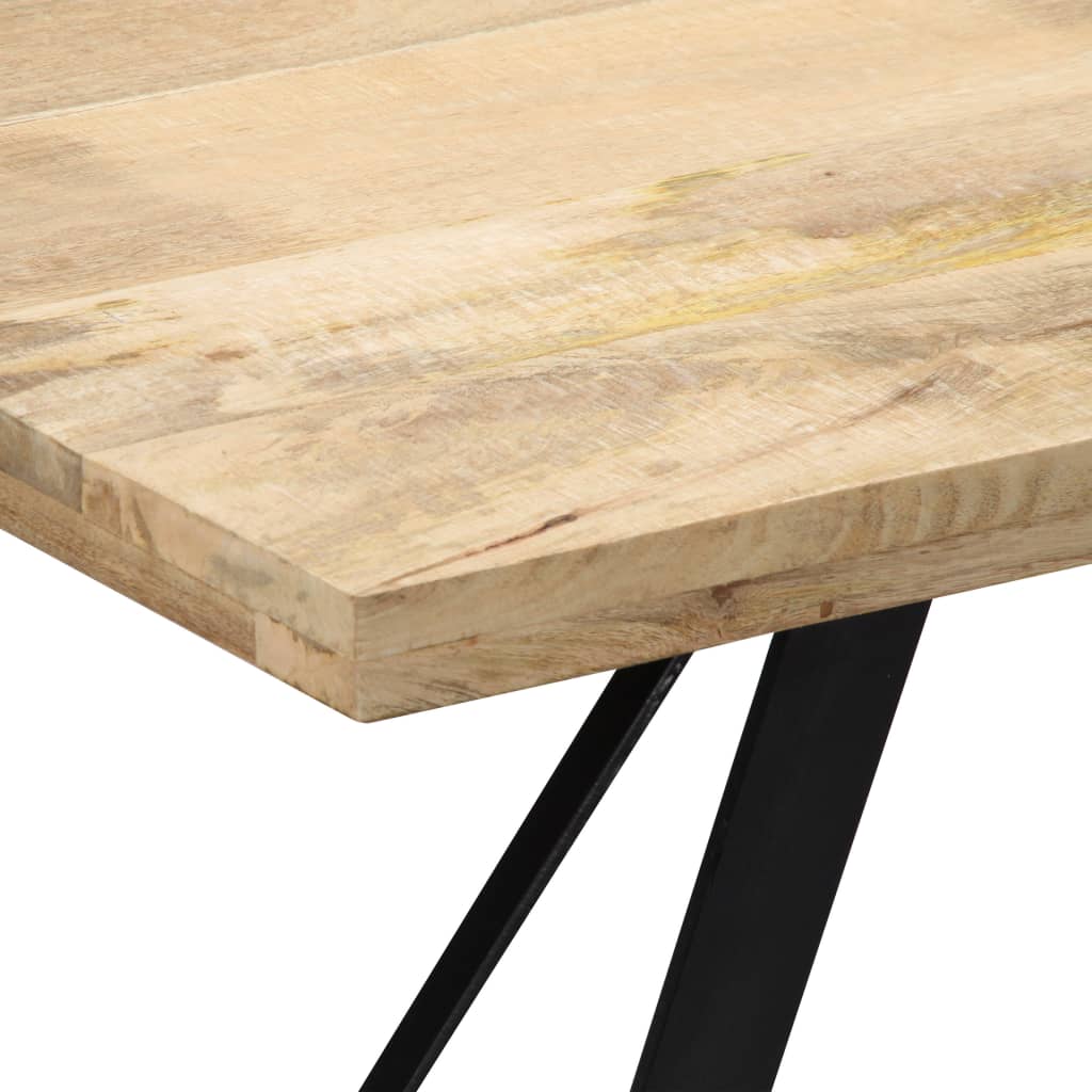 vidaXL Masă de bucătărie, 140 x 80 x 76 cm, lemn masiv de mango vidaXL Masă de bucătărie, 140 x 80 x 76 cm, lemn masiv de mango