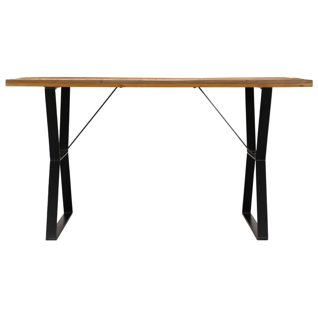 vidaXL Masă de bucătărie, 140 x 80 x 76 cm, lemn masiv reciclat vidaXL Masă de bucătărie, 140 x 80 x 76 cm, lemn masiv reciclat