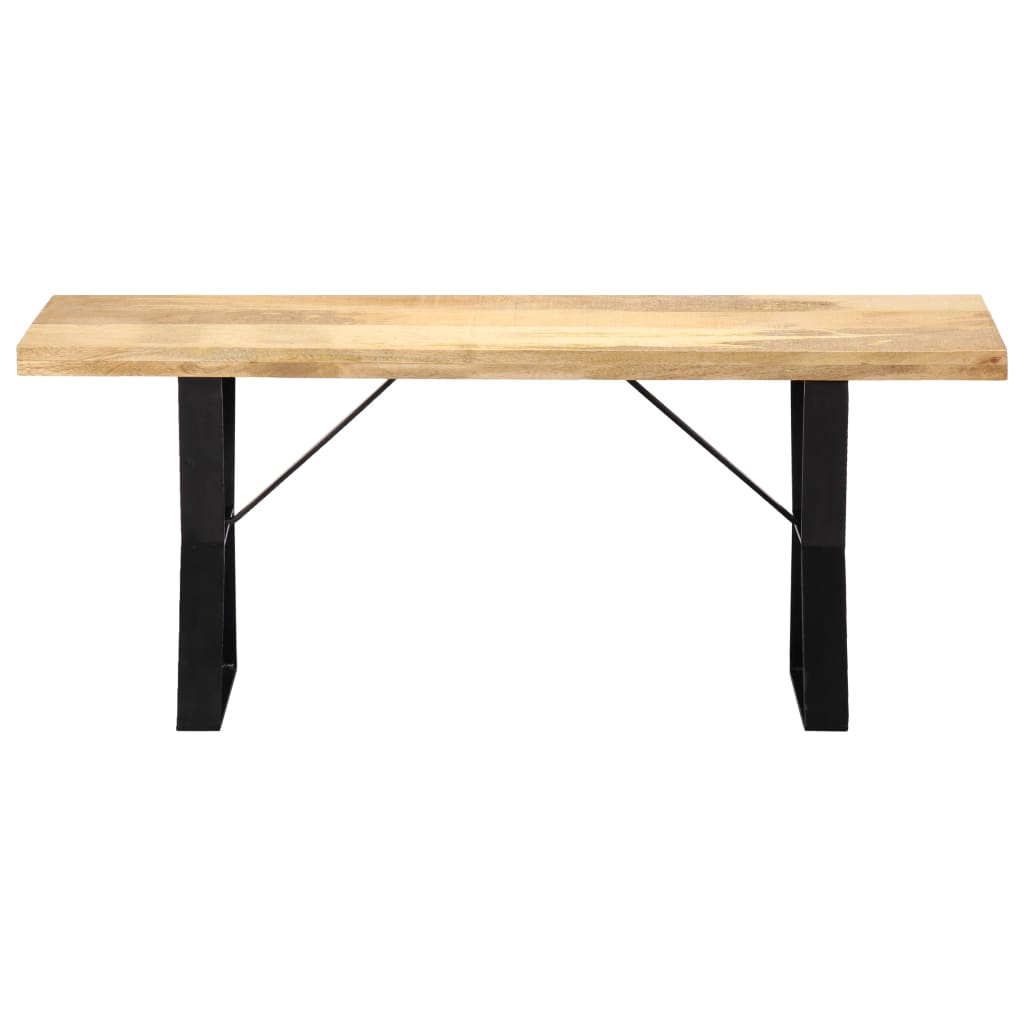 vidaXL Bancă, 110 cm, lemn masiv de mango vidaXL Bancă, 110 cm, lemn masiv de mango