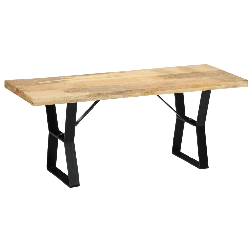 vidaXL Bancă, 110 cm, lemn masiv de mango vidaXL Bancă, 110 cm, lemn masiv de mango