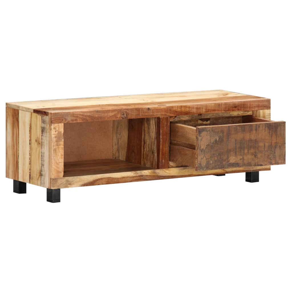 vidaXL Comodă TV, 100 x 30 x 33 cm, lemn masiv reciclat
