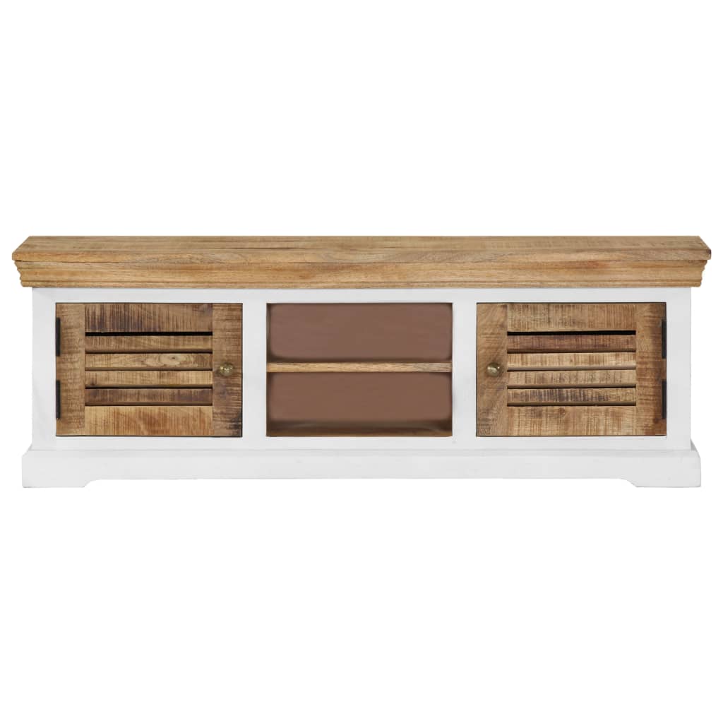 vidaXL Comodă TV, 118 x 30 x 40 cm, lemn masiv de mango vidaXL Comodă TV, 118 x 30 x 40 cm, lemn masiv de mango