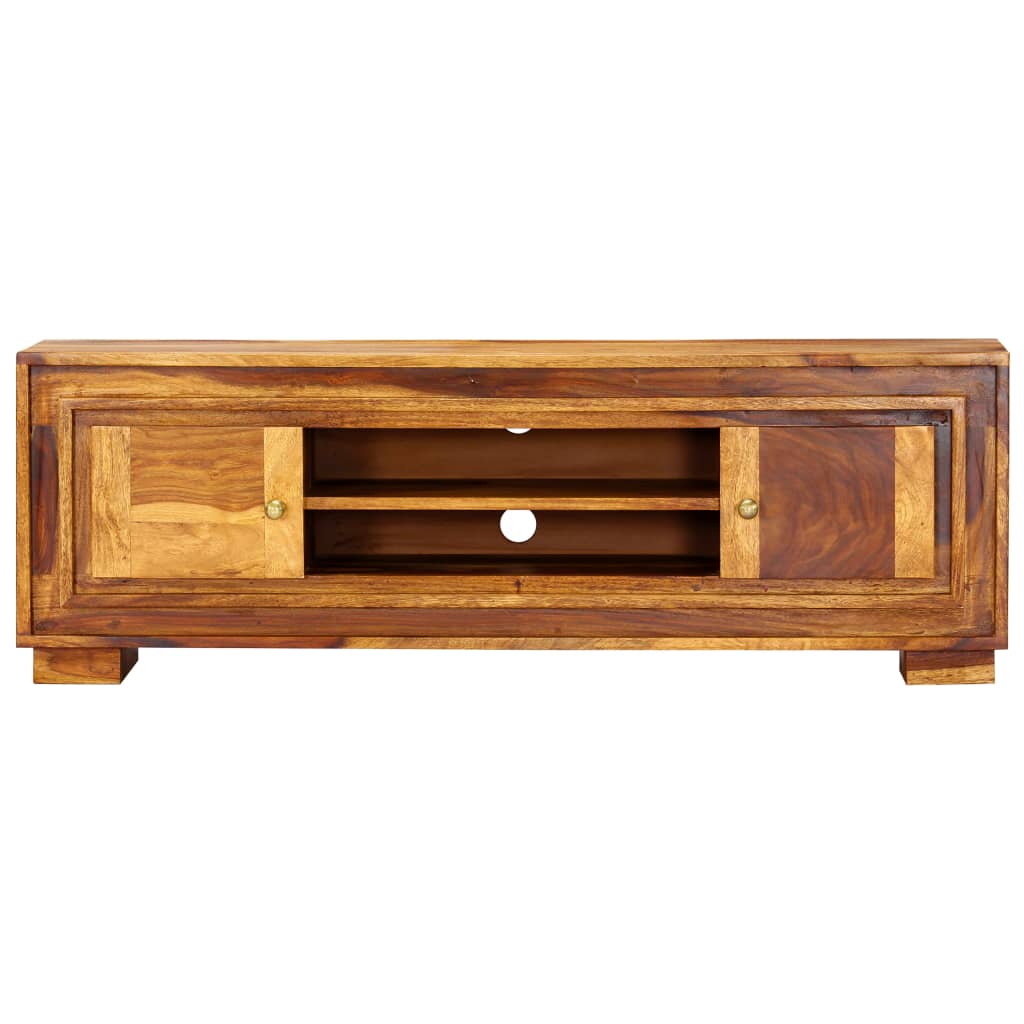 vidaXL Comodă TV, 118 x 30 x 40 cm, lemn masiv de acacia