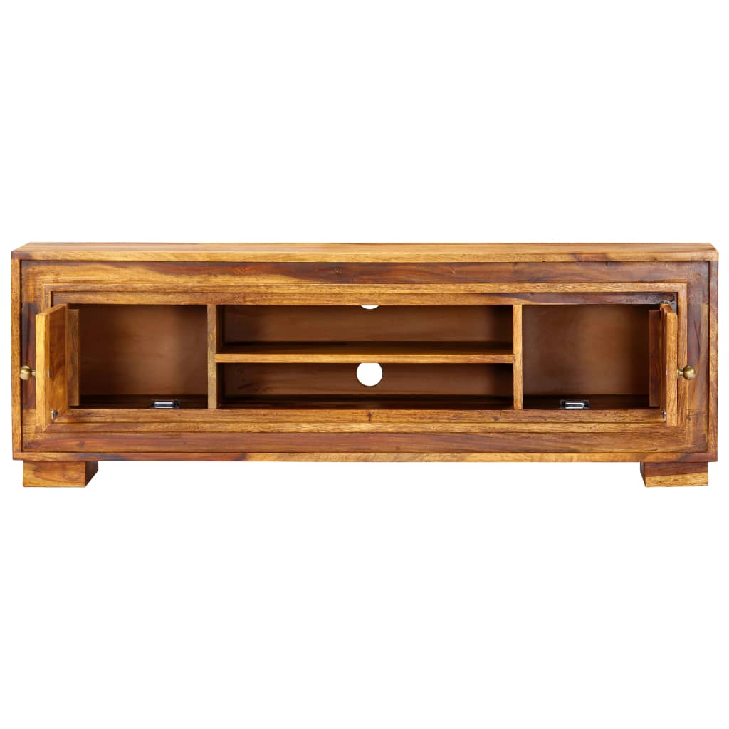 vidaXL Comodă TV, 118 x 30 x 40 cm, lemn masiv de acacia