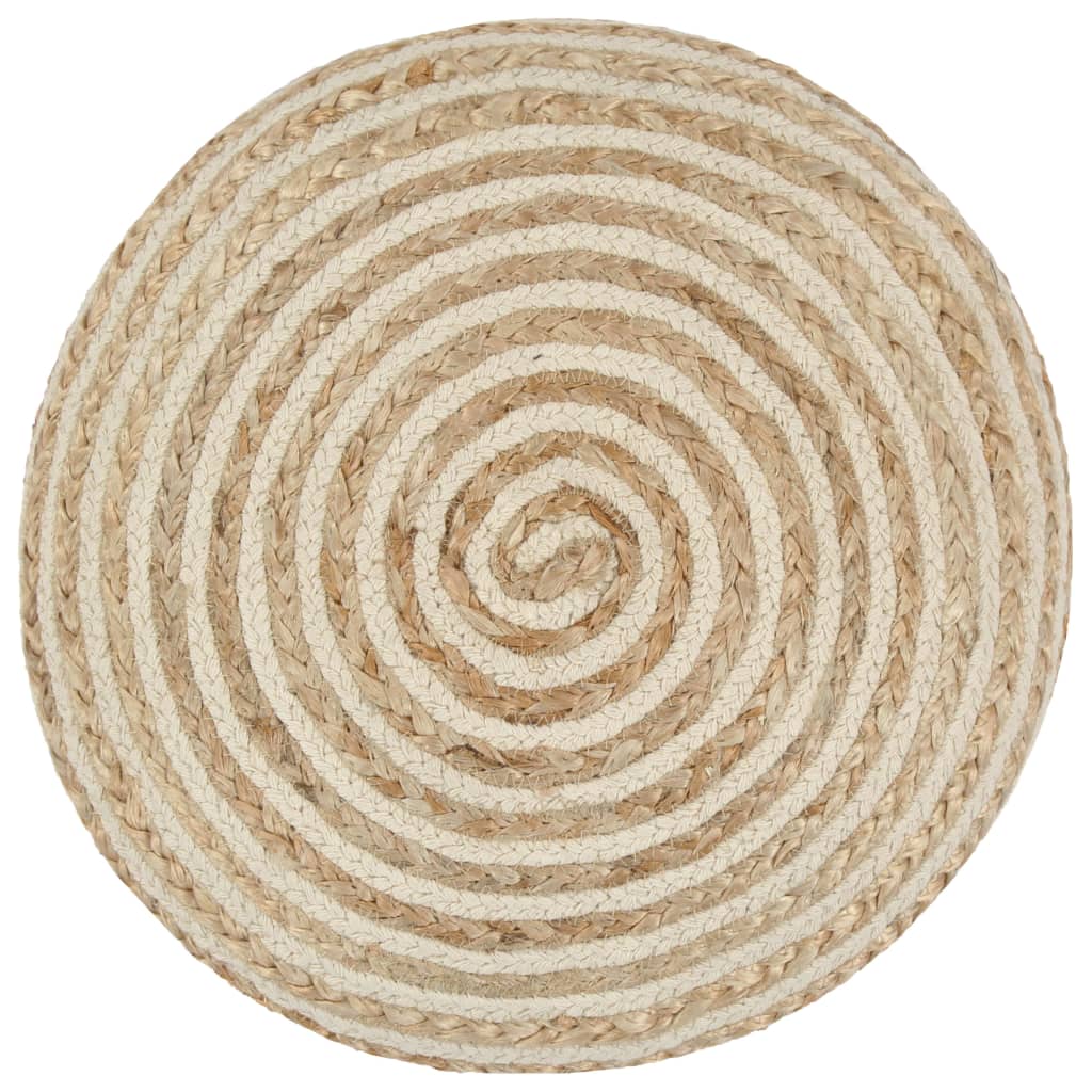 vidaXL Taburet lucrat manual, 40 x 45 cm, iută