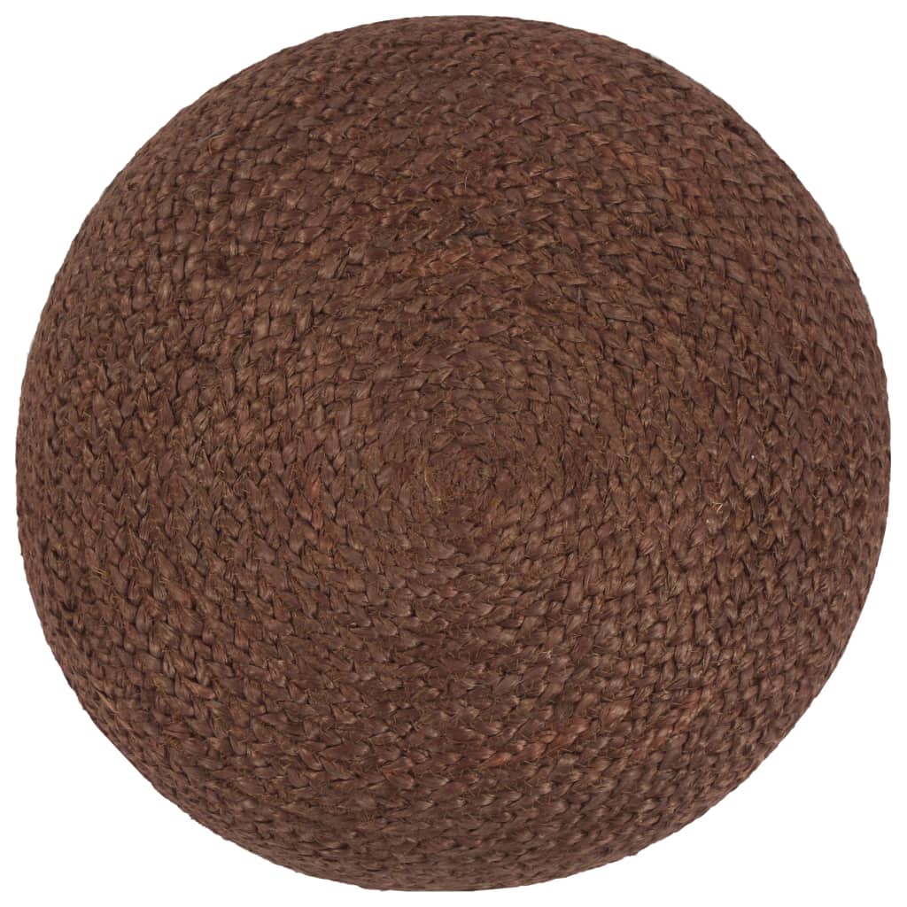 vidaXL Taburet lucrat manual, maro, 40x45 cm, iută