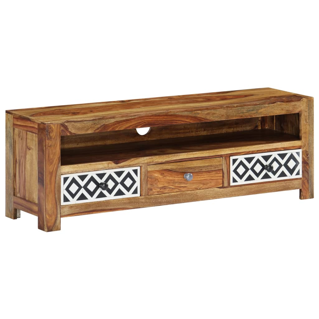 vidaXL Comodă TV, 120x30x40 cm, lemn masiv de acacia