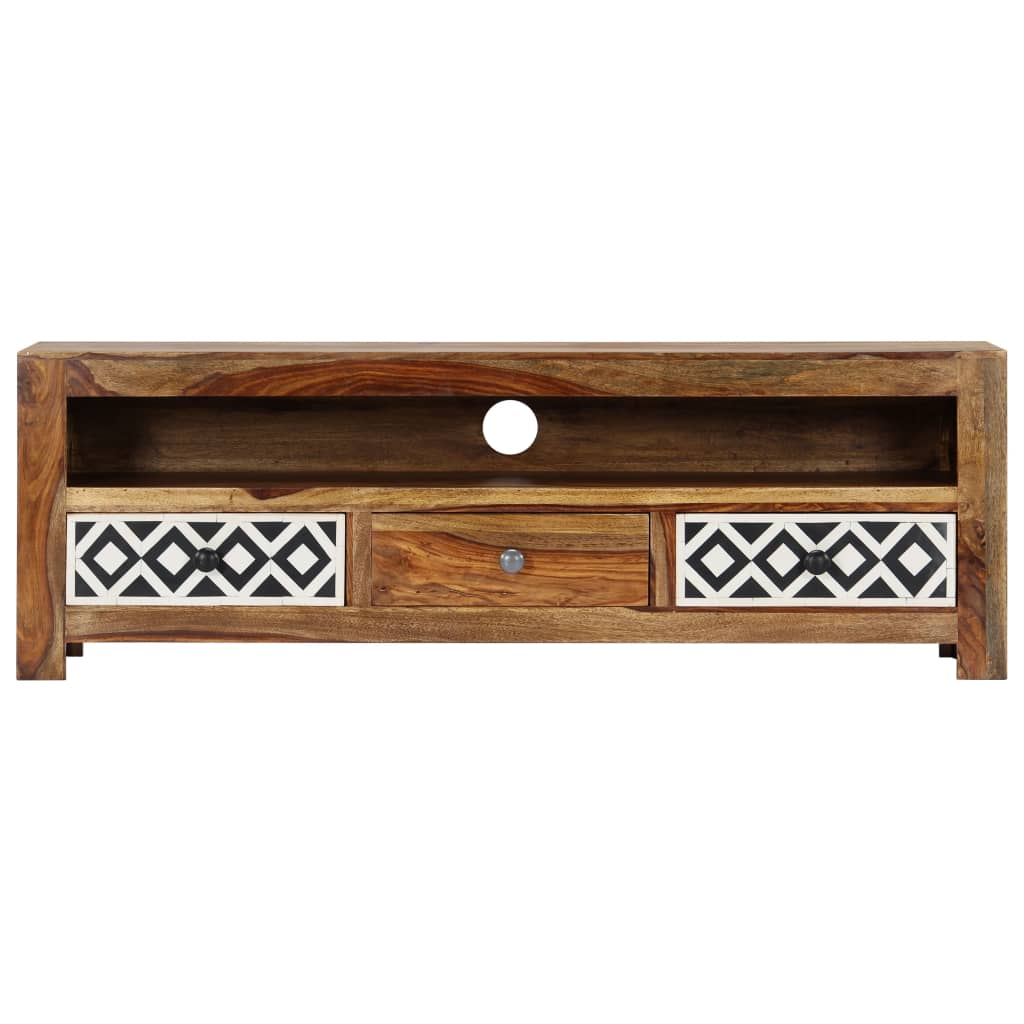 vidaXL Comodă TV, 120x30x40 cm, lemn masiv de acacia