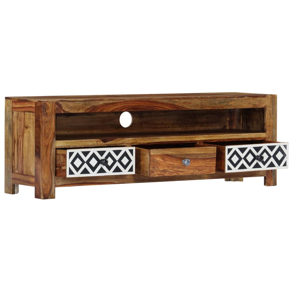 vidaXL Comodă TV, 120x30x40 cm, lemn masiv de acacia