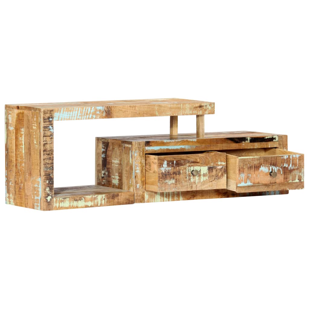 vidaXL Comodă TV, 120 x 30 x 40 cm, lemn masiv reciclat