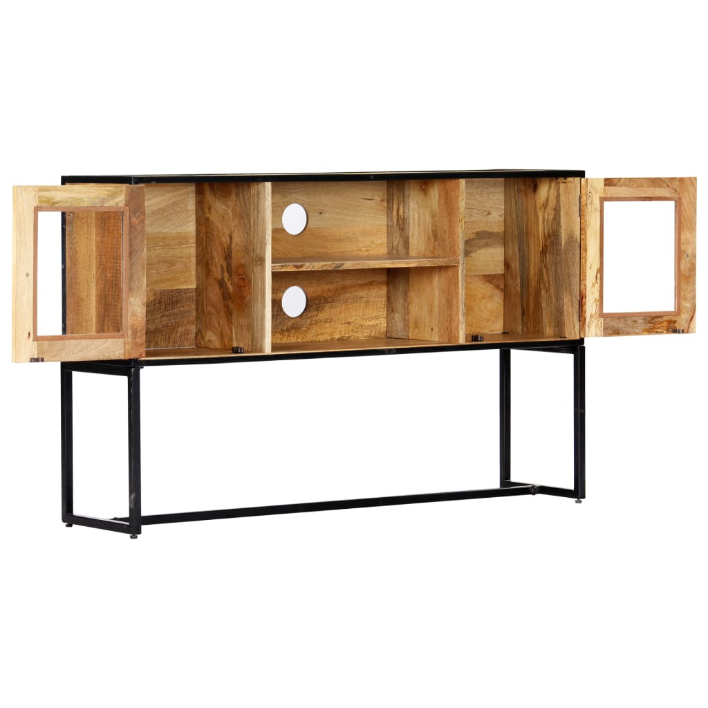 vidaXL Comodă TV, 120 x 30 x 75 cm, lemn masiv reciclat