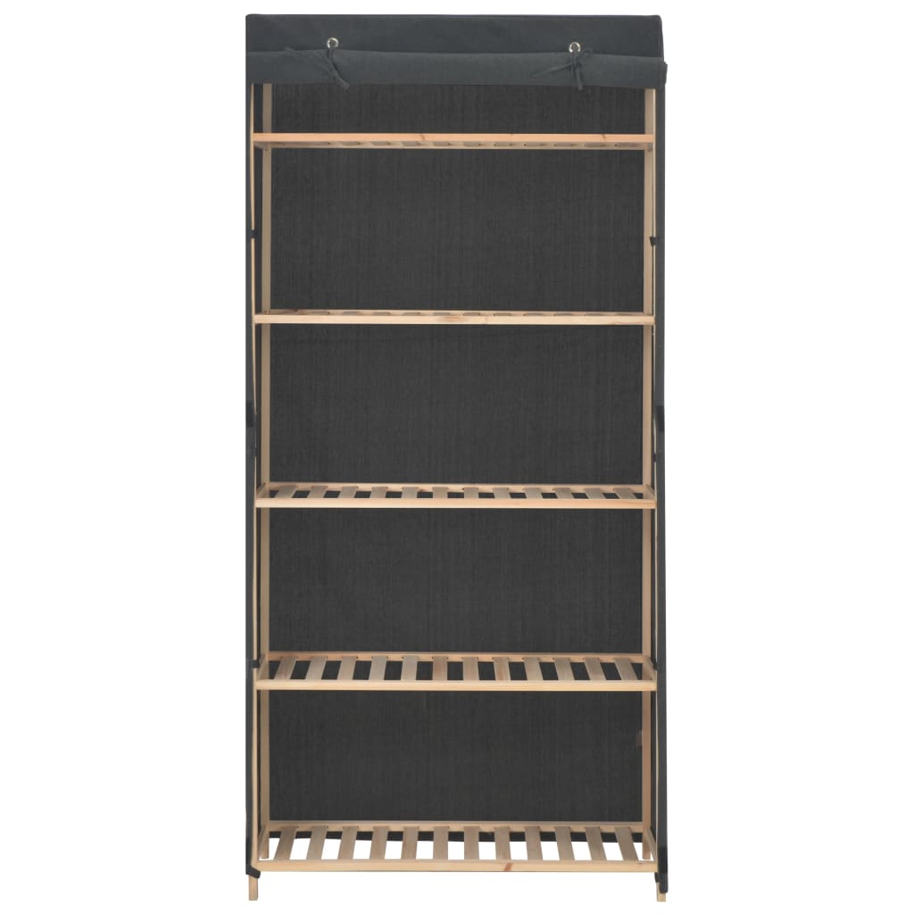 vidaXL Șifonier, gri, 79 x 40 x 170 cm, material textil vidaXL Șifonier, gri, 79 x 40 x 170 cm, material textil