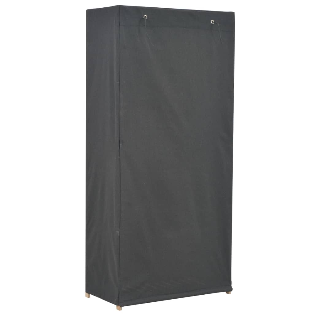 vidaXL Șifonier, gri, 79 x 40 x 170 cm, material textil vidaXL Șifonier, gri, 79 x 40 x 170 cm, material textil