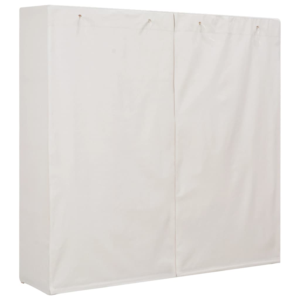 vidaXL Șifonier, alb, 173x40x170 cm, material textil vidaXL Șifonier, alb, 173x40x170 cm, material textil