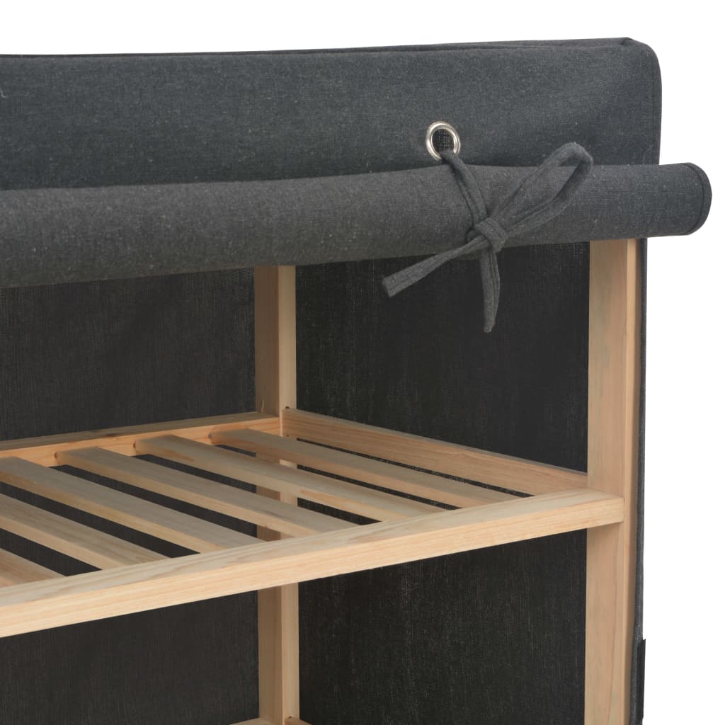 vidaXL Șifonier, gri, 200 x 40 x 170 cm, material textil vidaXL Șifonier, gri, 200 x 40 x 170 cm, material textil