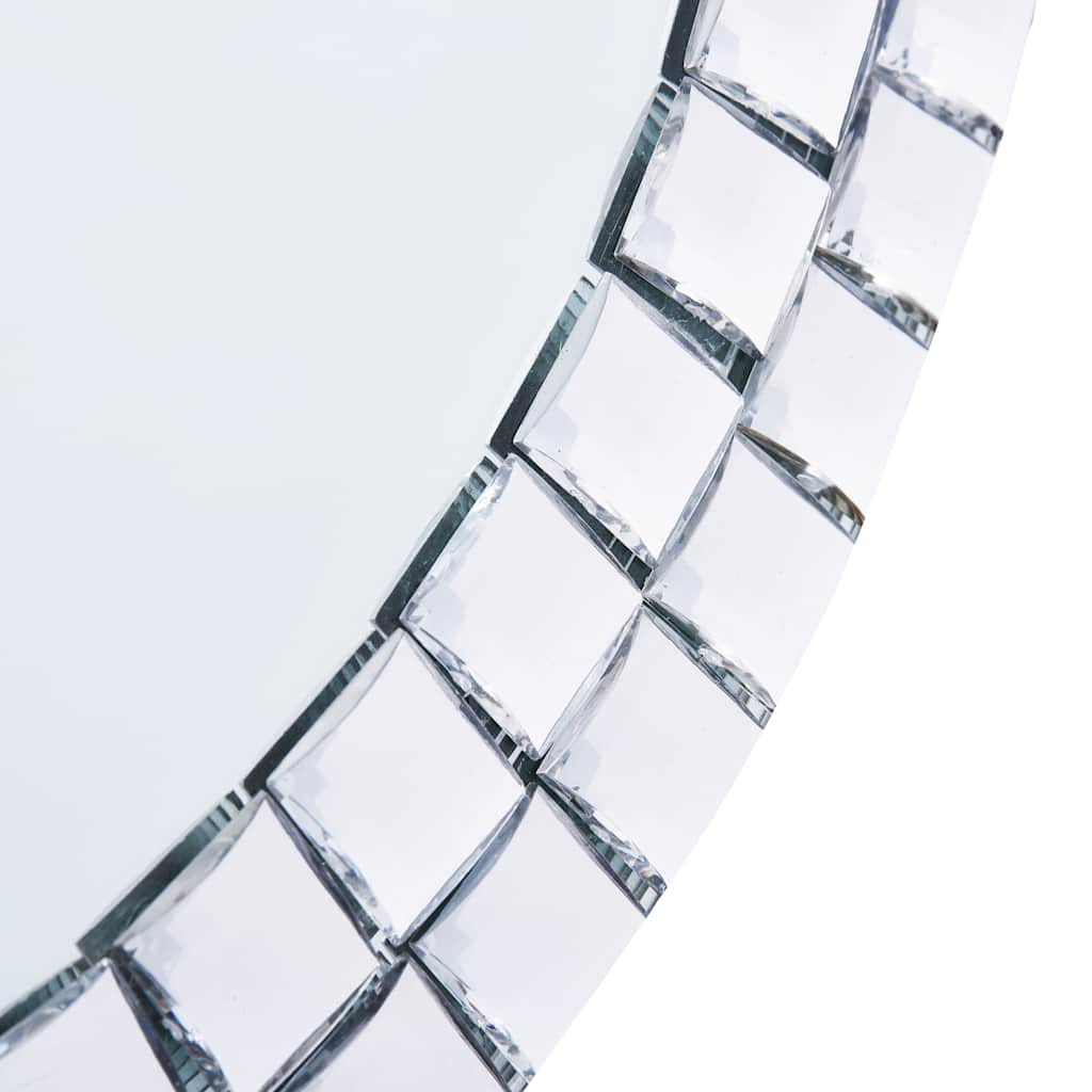 vidaXL Oglindă de perete, 50 cm, sticlă securizată vidaXL Oglindă de perete, 50 cm, sticlă securizată
