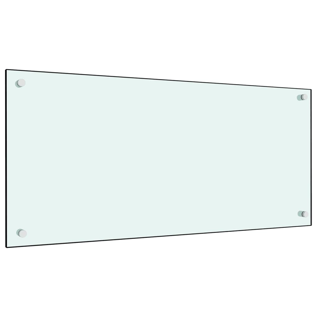 vidaXL Panou antistropi de bucătărie, alb, 90x40 cm, sticlă securizată vidaXL Panou antistropi de bucătărie, alb, 90x40 cm, sticlă securizată