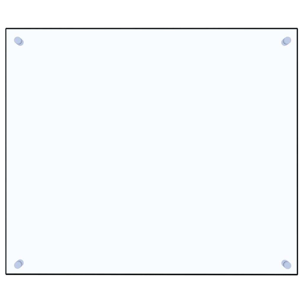 vidaXL Panou antistropi bucătărie transparent 70x60 cm sticlă securiz. vidaXL Panou antistropi bucătărie transparent 70x60 cm sticlă securiz.